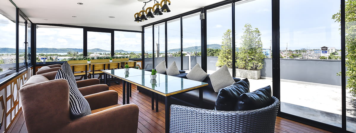 Панорамное остекление кафе и ресторанов | Алюмир