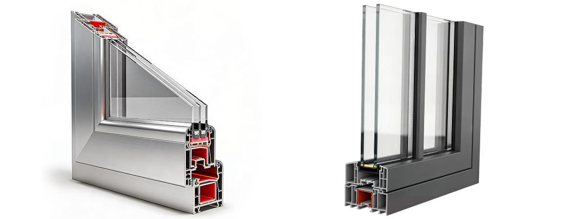 Теплый алюминиевый оконный профиль | Алюмир