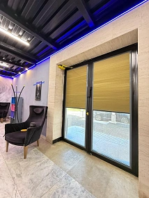 Штора-гармошка в раме