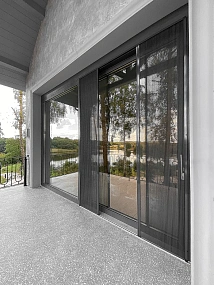 Стандартная москитная сетка-гармошка