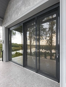 Стандартная москитная сетка-гармошка